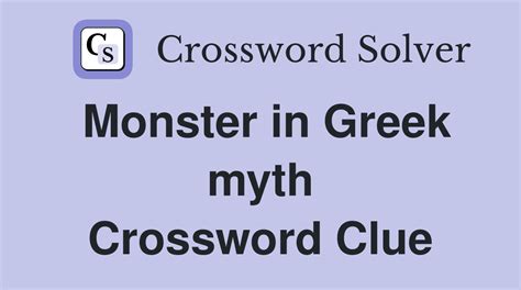 greek nine headed monster|9 headed monster (Greek mythology) Crossword Clue